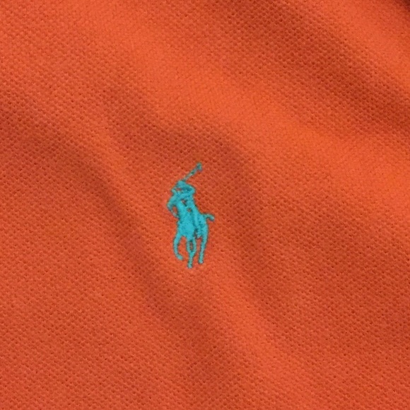 Men’s polo Ralph Lauren size m orange - Picture 3 of 6
